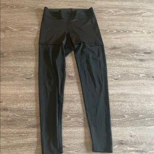 Nike pro tights with sheer legs